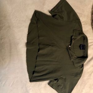 Vintage Oversized Cropped Polo